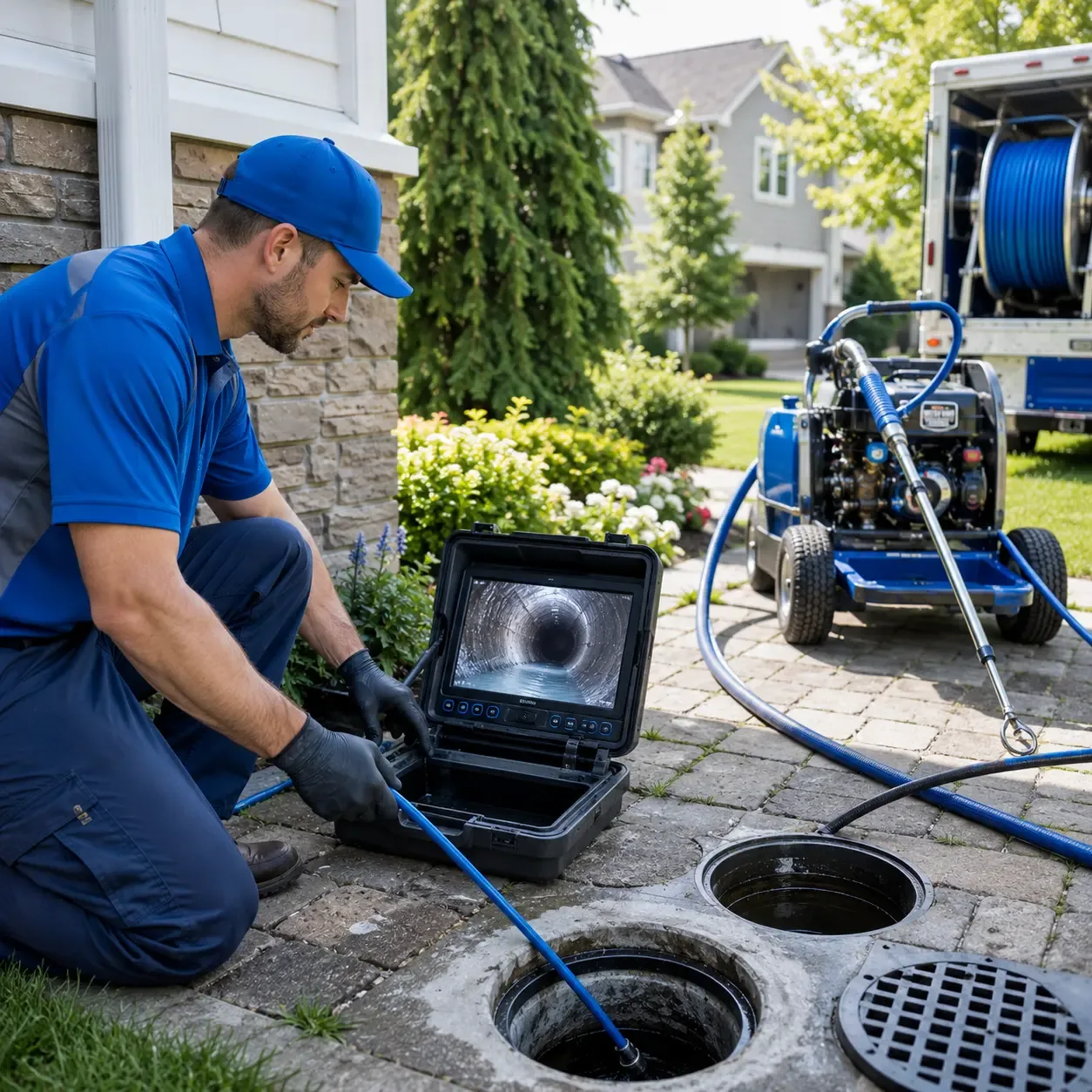 Outdoor drain cleaning professionals serving Highland Mills, NY