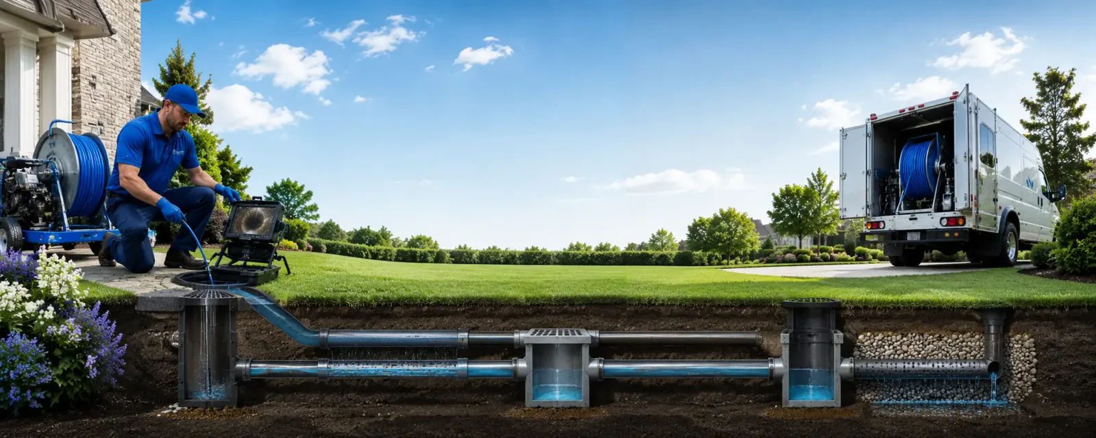 Outdoor drain cleaning information for Highland Mills, NY